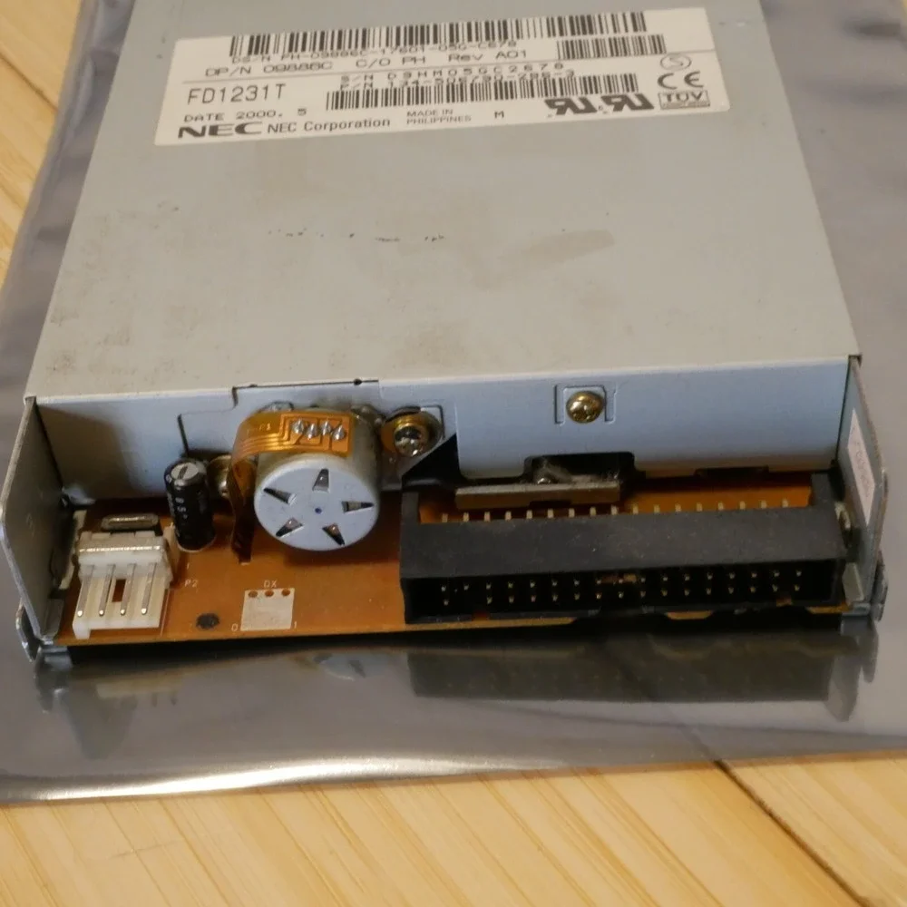 NEC HP 3.5 inch Floppy Disk Drive FD1231T Internal Desktop 1.44MB Tested - 40 - Picture 4 of 7
